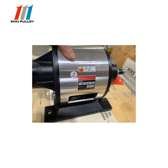 Bộ ly hợp phanh điện từ 125-12-A-100 Miki Pulley - Ảnh 2